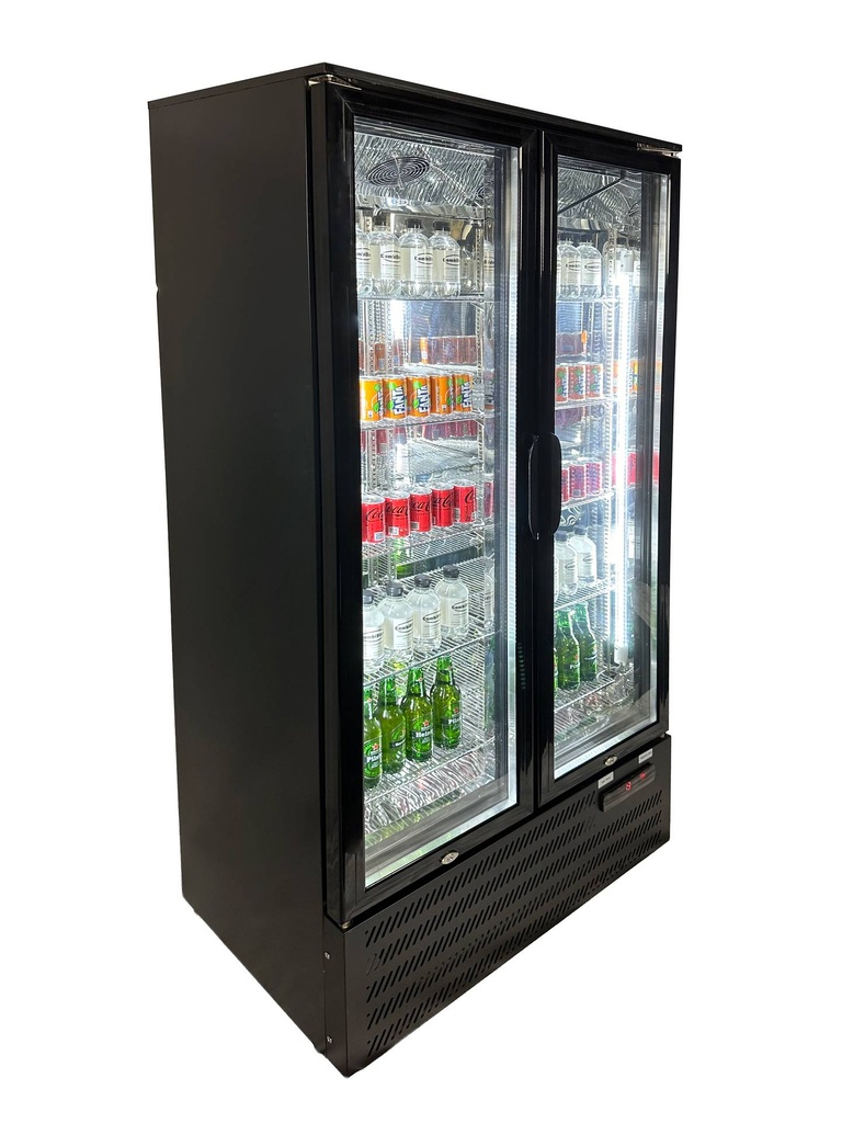 Barkühler Hoch, 900 x 515 x 1820 mm, 420 L, schwarz
