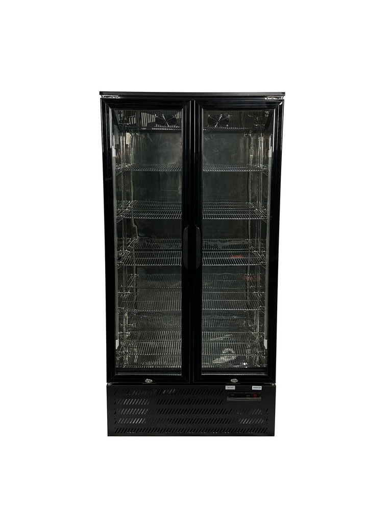 Barkühler Hoch, 900 x 515 x 1820 mm, 420 L, schwarz