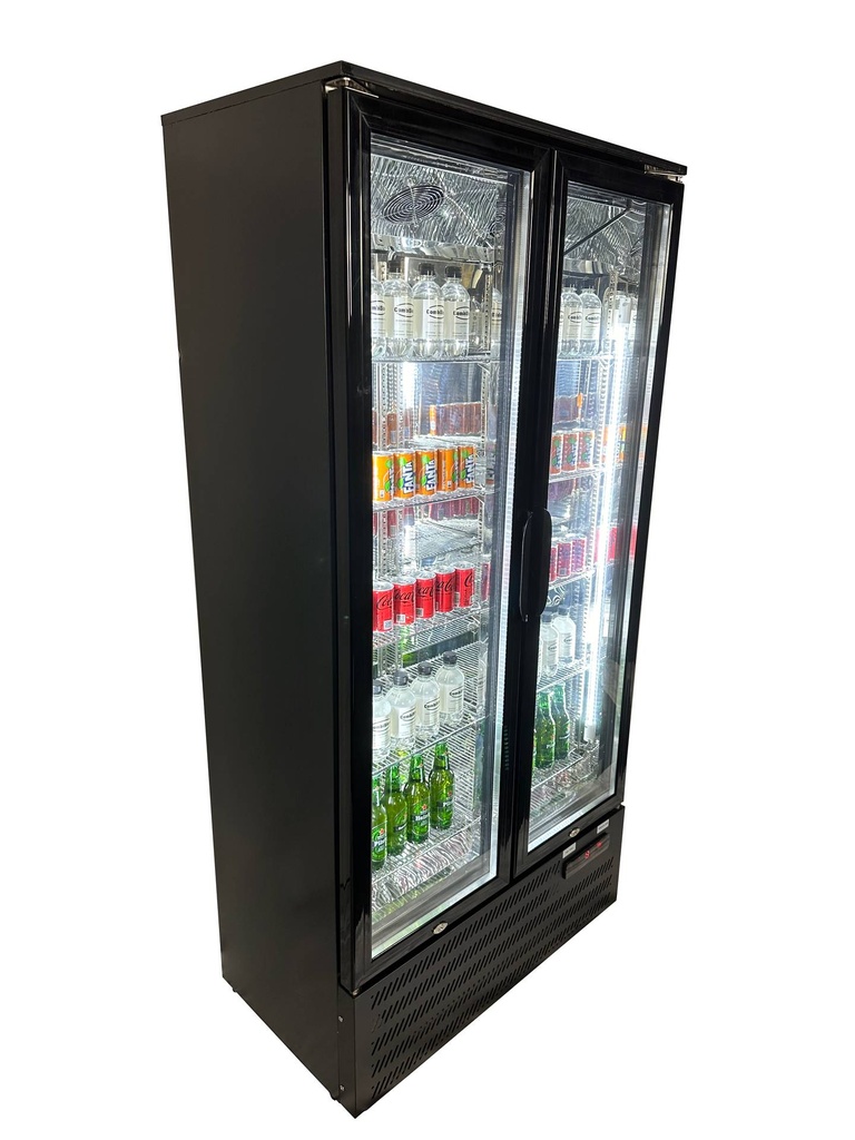 Barkühler Hoch, 900 x 515 x 1820 mm, 420 L, schwarz