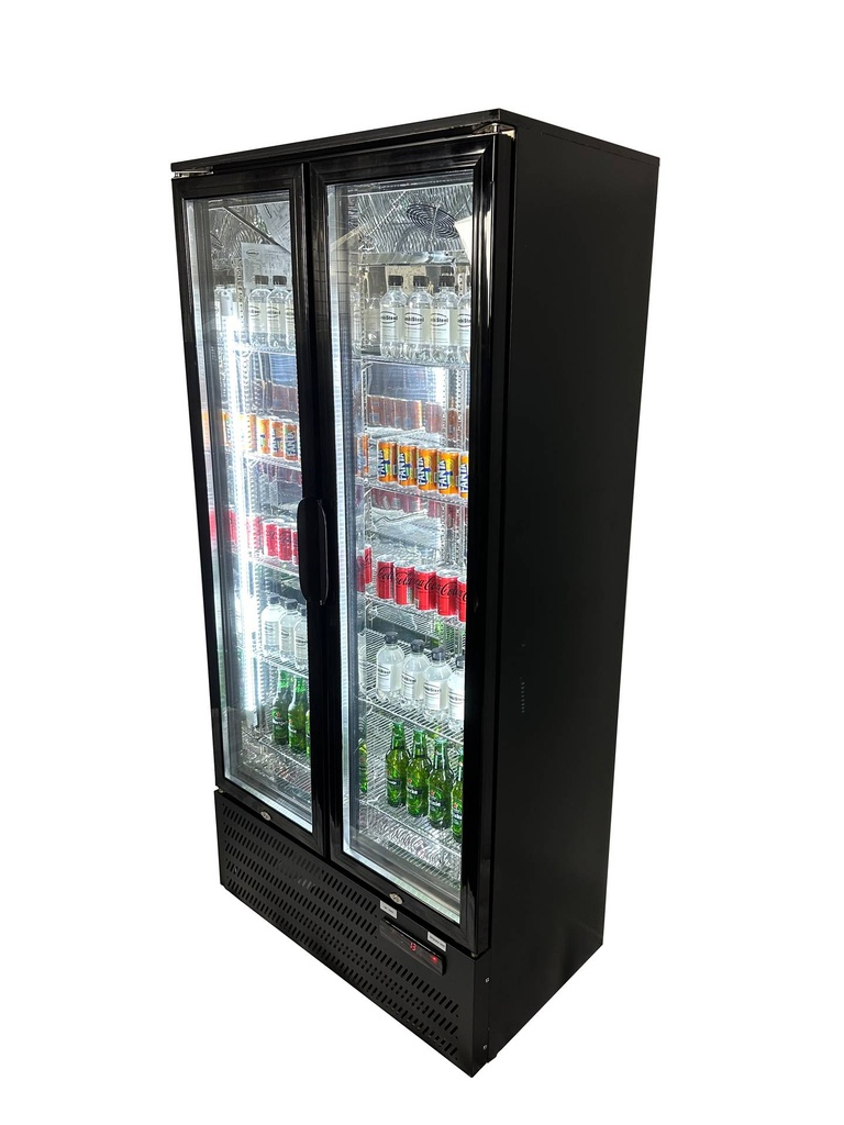 Barkühler Hoch, 900 x 515 x 1820 mm, 420 L, schwarz