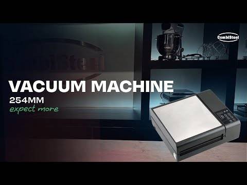 Vakuummaschine aus Edelstahl, 380 x 340 x 136 mm