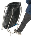 Müllsackhalter mit Pedalsteuerung, 450 x 600 x 960 mm