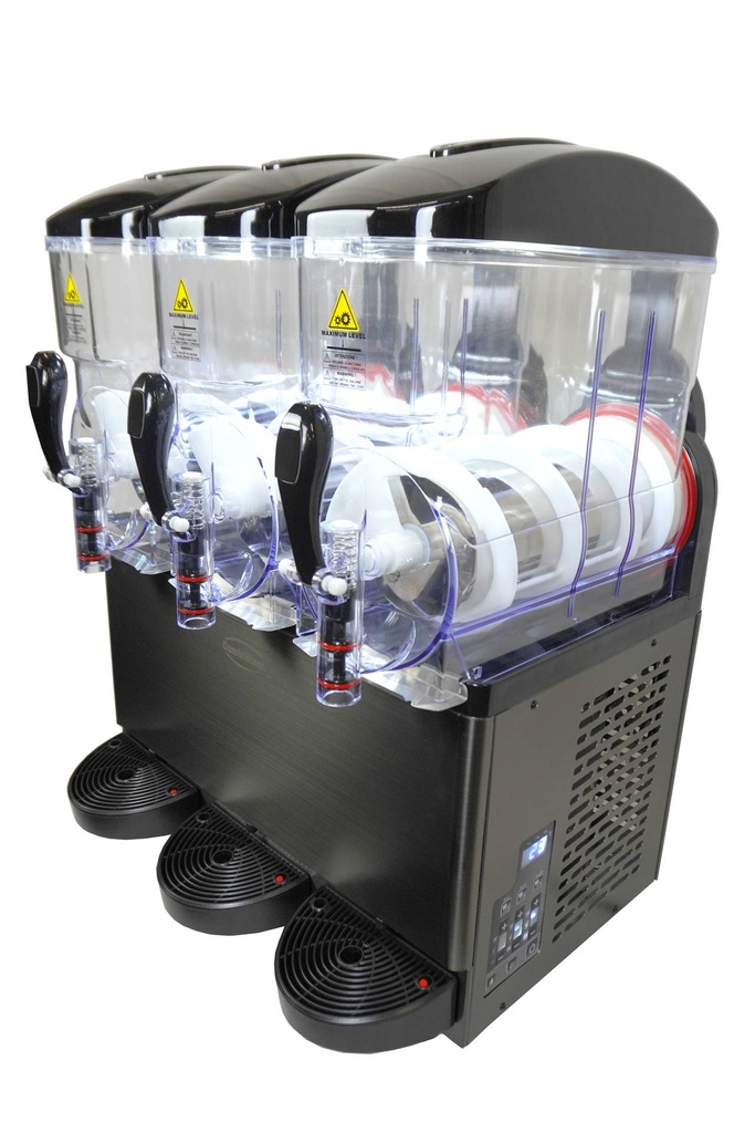 Slush Automat, 3 x 12 L, 690 x 570 x 945 mm, schwarz
