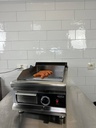 Gas Grillplatte Chrom aus Edelstahl, 400 x 575 x 365 mm
