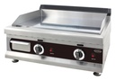 Gas Grillplatte Chrom aus Edelstahl, 650 x 575 x 365 mm