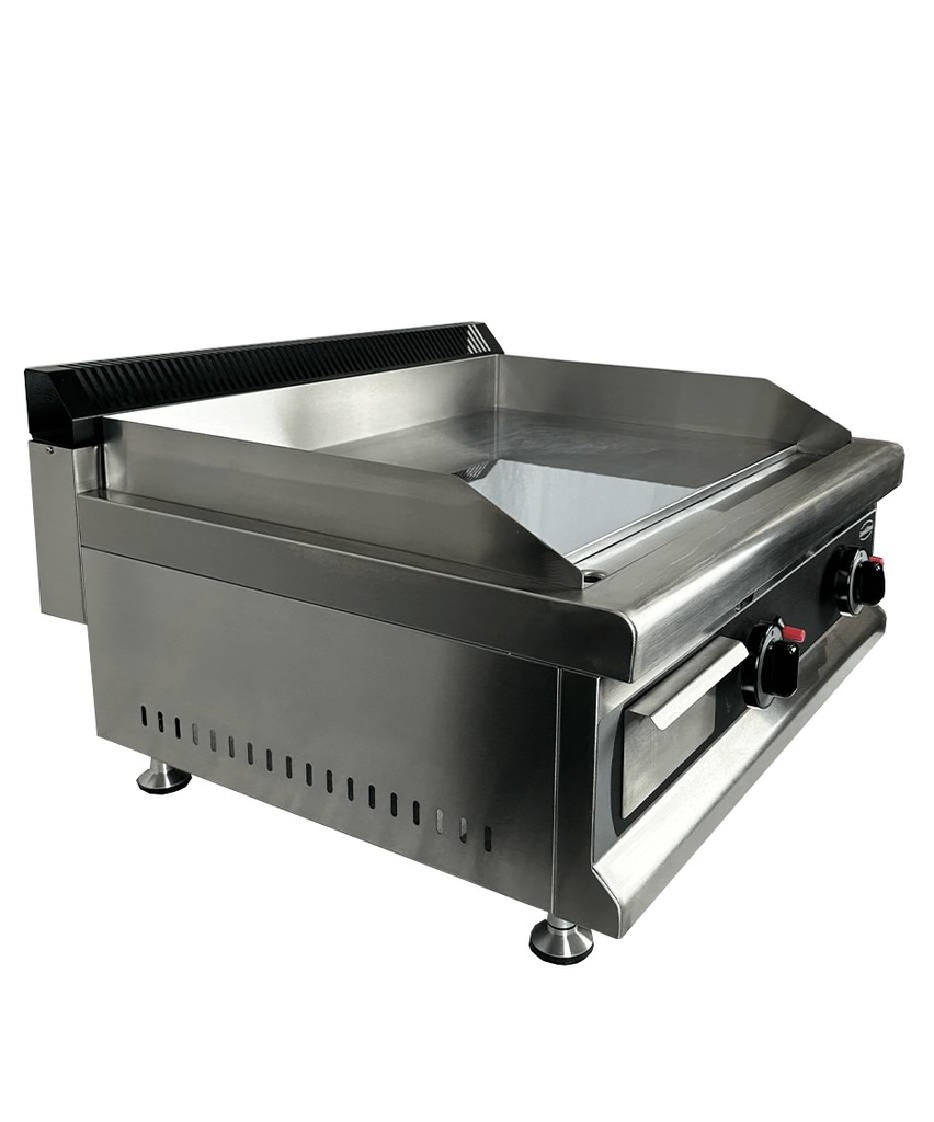 Gas Grillplatte Chrom aus Edelstahl, 800 x 575 x 365 mm