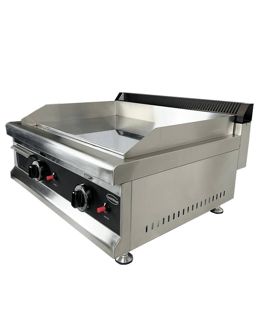 Gas Grillplatte Chrom aus Edelstahl, 800 x 575 x 365 mm