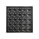 Poffertjes Waffeleisen aus Edelstahl, 300 x 330 x 190 mm