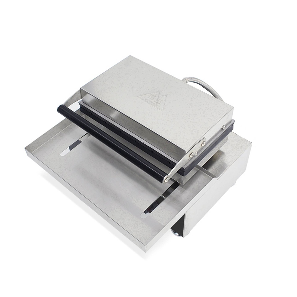 Waffeleisen 10ST aus Edelstahl, 380 x 350 x 465 mm