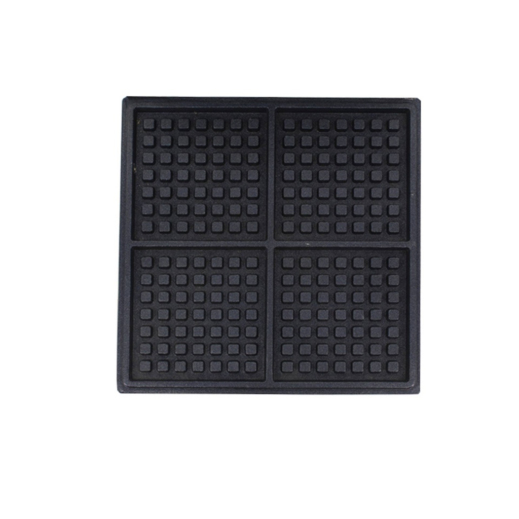 Waffeleisen 4ST mit Quadratische aus Edelstahl, 305 x 430 x 505 mm