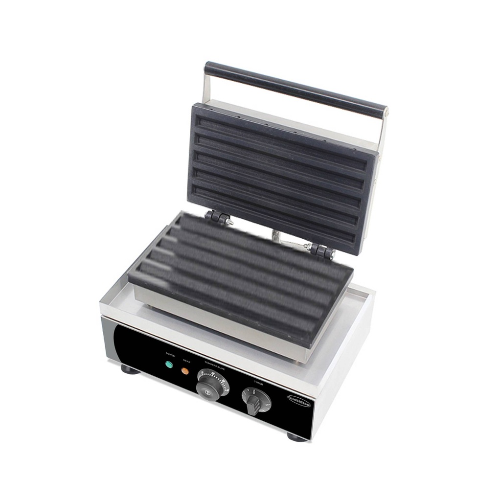 Waffeleisen 5ST aus Edelstahl, 380 x 350 x 465 mm
