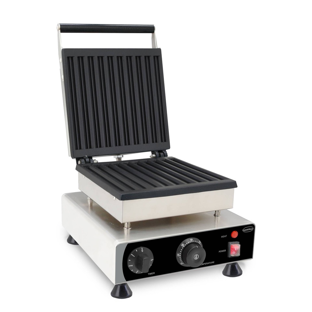 Waffeleisen 10ST aus Edelstahl, 302 x 405 x 485 mm