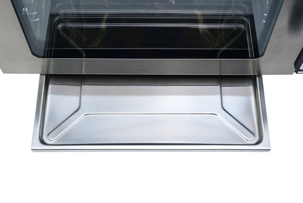 Elektro Konvektions-/Dampfbackofen aus Edelstahl, 3 x 2/3 GN