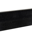 Pizzatisch 2 Türen aus Edelstahl, schwarz / edelstahl