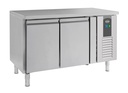 700 Kühltisch aus Edelstahl, 1360 x 700 x 850 mm, 282 L