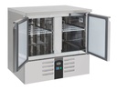 Kühltisch 2 aus Edelstahl, 900 x 700 x 875 mm, 230 L