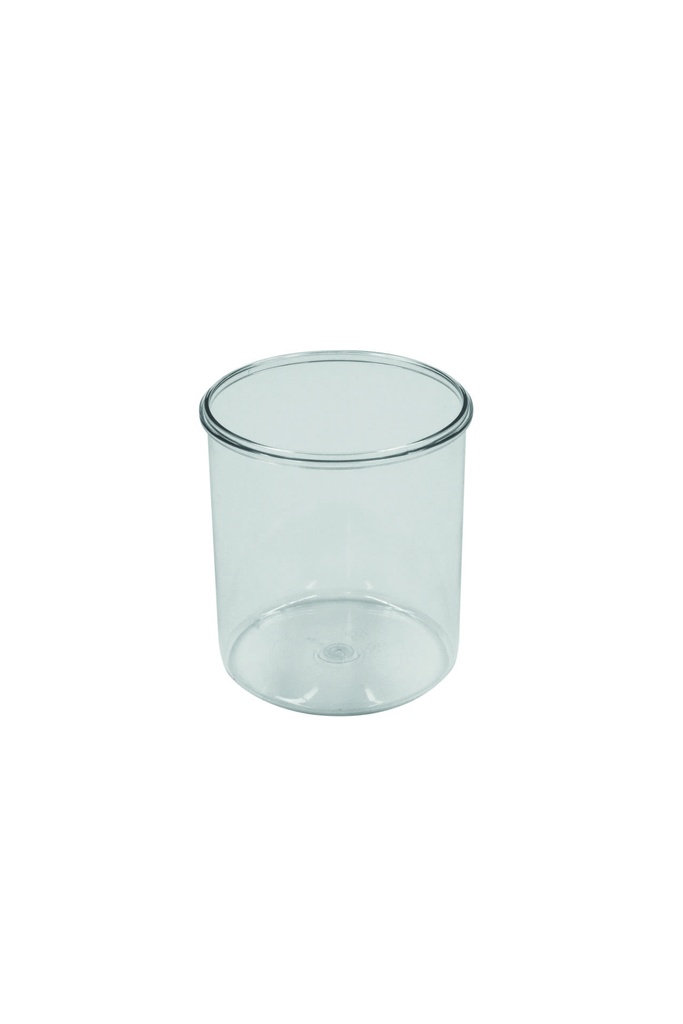 Vorratsdose aus Polystyrol, Ø 115 mm, transparent