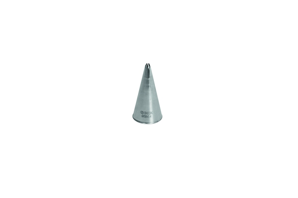 Sterntüllen aus Edelstahl, Ø 3 mm