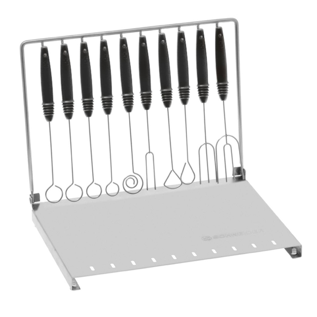 Pralinentunkgabel-Set aus Edelstahl, 10-teilig
