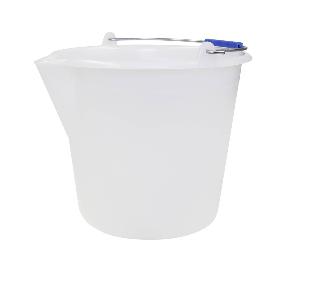 Eimer aus LDPE, Ø 305 mm, weiß-natur