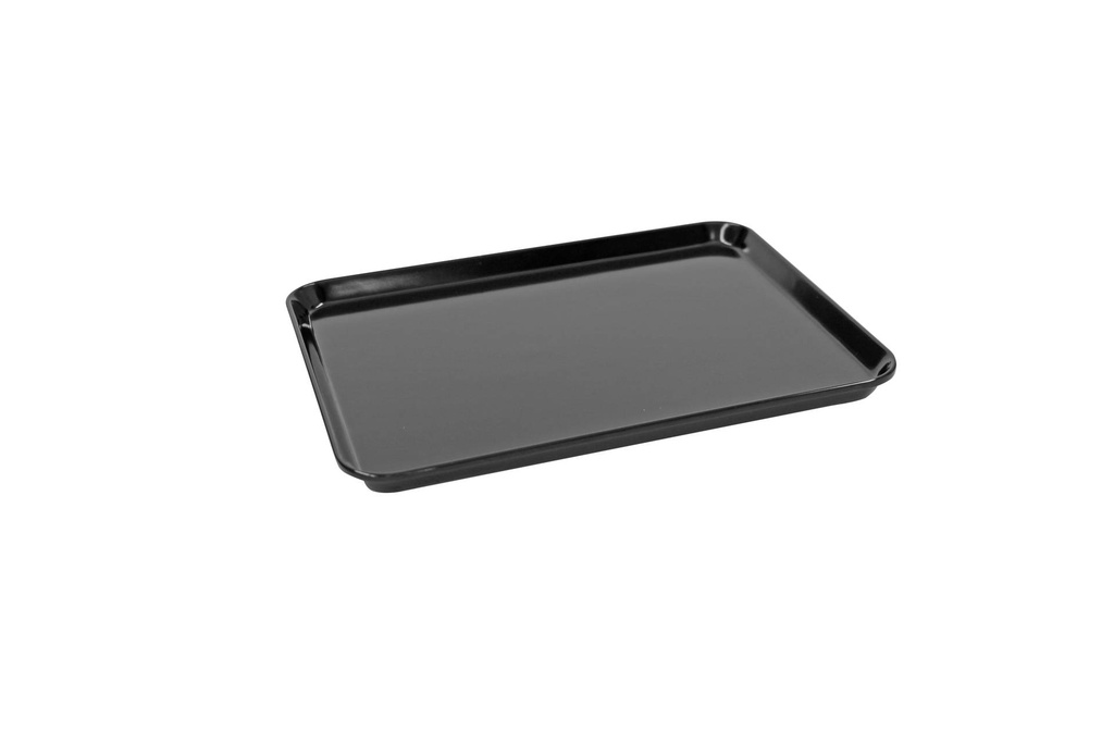 Auslagentablett aus Melamin, 270 x 210 mm, schwarz
