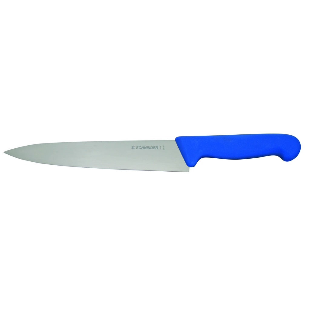 Kochmesser aus Edelstahl, 200 mm, blau