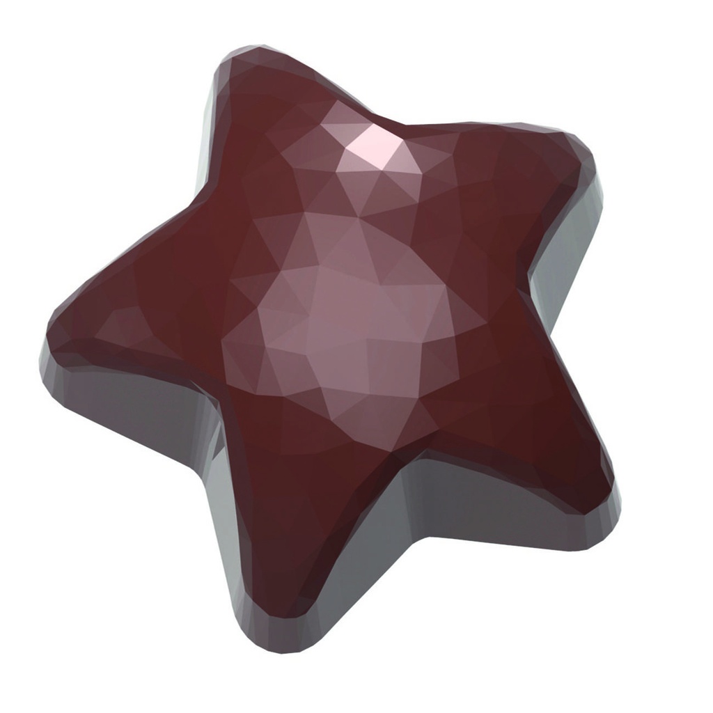 Schokoladen Form aus Polycarbonat, 35,5 x 35,5 mm