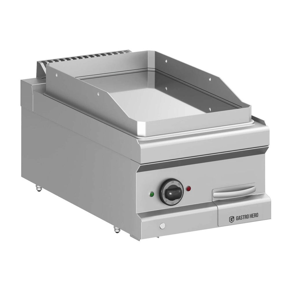 Elektrogrillplatte Serie 700 - 40/70 - glatt, verchromt - Tischgerät