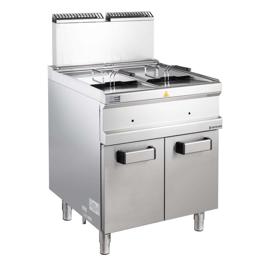 Gas-Fritteuse Serie 700 - 70/70 - 14+14 Liter