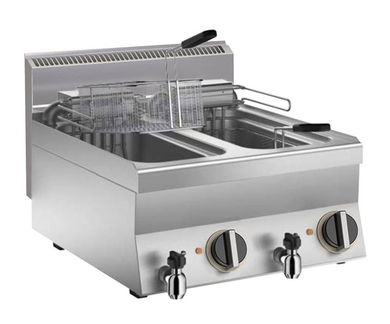 KBS Elektro Fritteuse 2 x 10 lt. 18kW Tischgerät