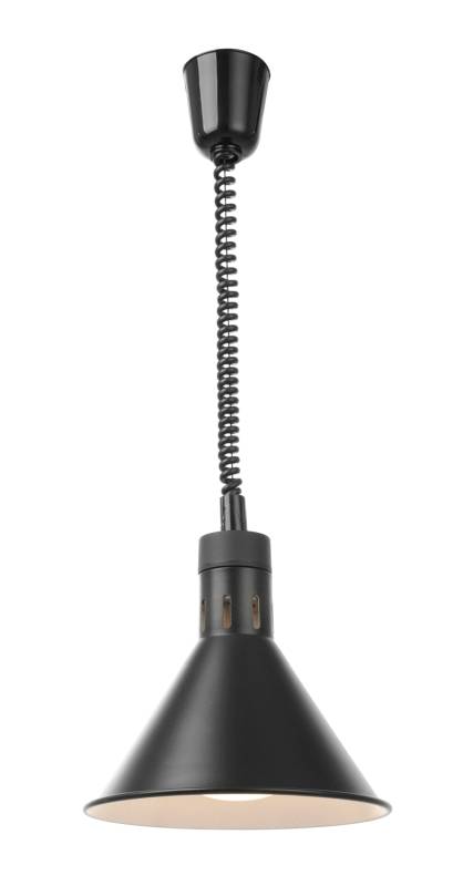 KBS Infrarot Heizlampe Schwarz inkl. Leuchtmittel