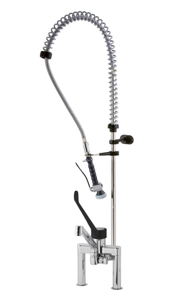 KBS STYL Knebel-Geschirrwaschbrause mit Schwenkhahn und Brausekopf NEW