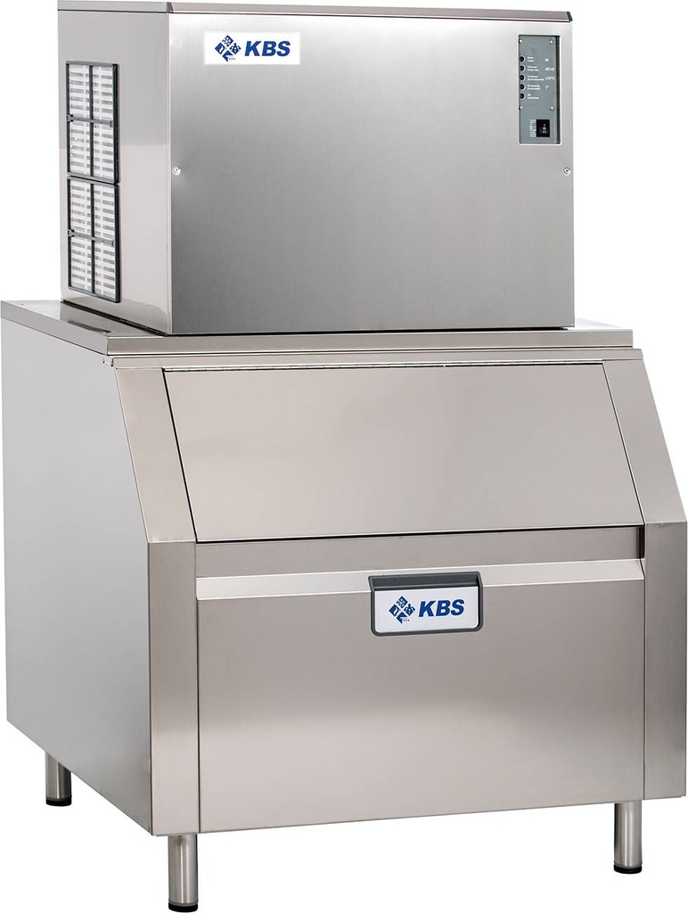 KBS Vollwürfel-Eiswürfelbereiter KV 190 L inkl. Vorratsbehäter und Abeckung