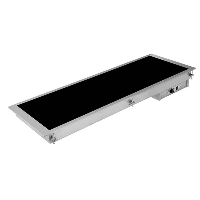 KBS Einbau Glaskeramik-Warmhalteplatte mit Strahlheizkörpern GN 3/1