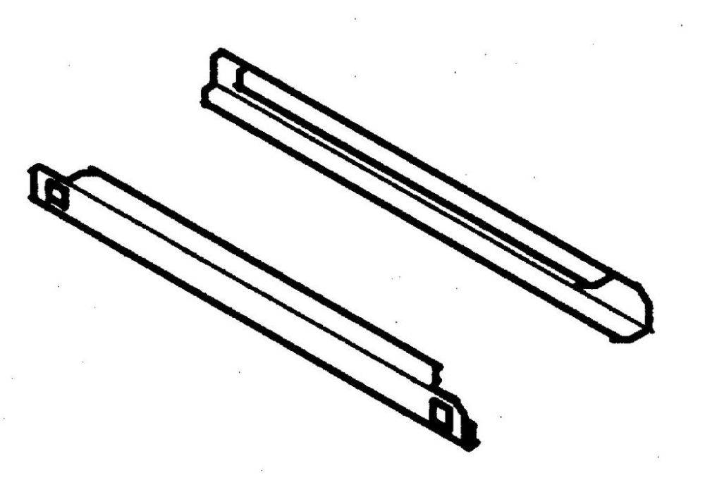 KBS Auflagenschienenpaar für Sonderbackbleche BKU/BTKU 935