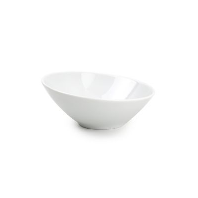 Schüssel schräg Appetite aus Porzellan, ø 14 cm, H 6 cm