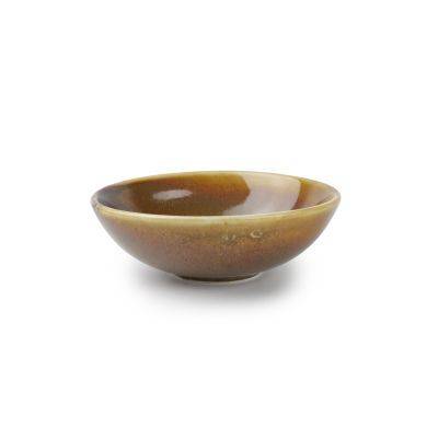 Schüssel Escura aus Porzellan, Ø 12,5 cm, H 4 cm, braun