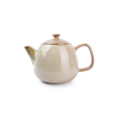Teekanne Escura aus Porzellan, 80 cl, beige