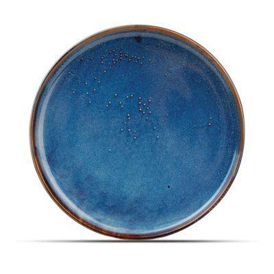 Teller Nova aus Porzellan, 28,5 cm, blau