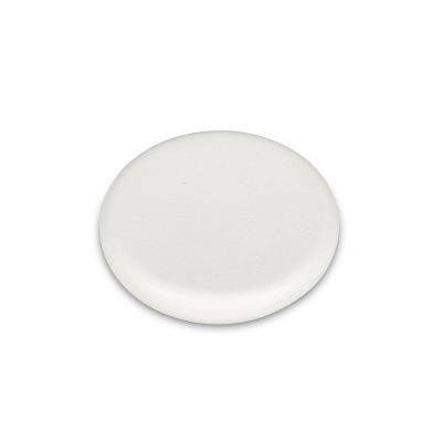 Flacher Teller Dusk, Ø 13,5 cm, H 2,5 cm, weiß