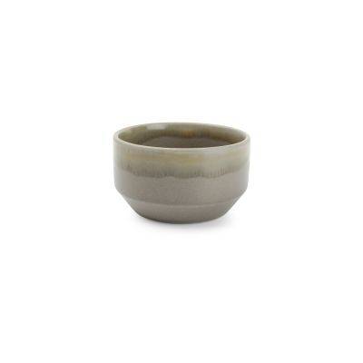 Schale Structo aus Porzellan, ø 10 cm, H 5,5 cm, braun