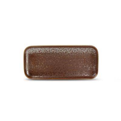 Servierplatte Rusty Oxido, 22 x 10 cm