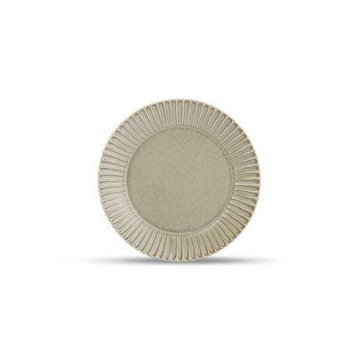 Teller Salbeigrün Aurora aus Porzellan, 13 cm