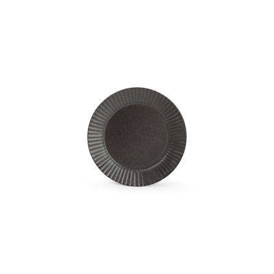 Teller Aurora aus Porzellan, 13 cm, schwarz