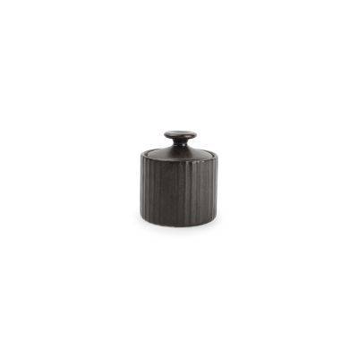 Zuckerdose Aurora, 10 cl, schwarz