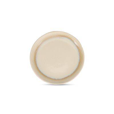 Flacher Teller Sand Basis, 21 cm