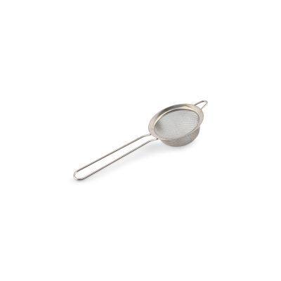 Sieb mit Griff Bar aus Edelstahl, 8,5 cm, antiksilber