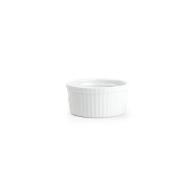 Auflaufform Flavor aus Porzellan, ø 9 cm, H 4,5 cm, weiß