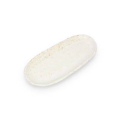 Servierplatte Vita, 33 x 15 cm, beige