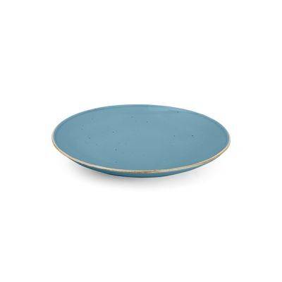 Tiefer Teller Collect aus Porzellan, 30 cm, blau